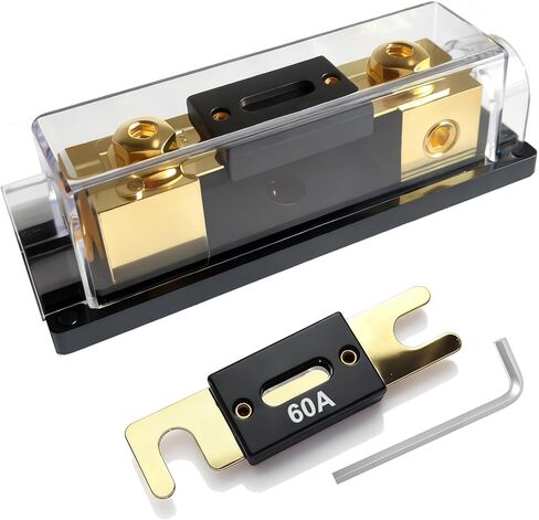 مجموعة مزدوجة حامل فيوز ANL مضمن بمقياس 0/2/4 AWG مع عبوتين فيوز 150 أمبير in Kuwait