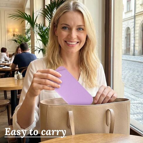 4 PCS Soft Eyeglass Case, 4 Colors Soft Glasses Case for Women Men, 7x3 Inch Portable PU Eyeglasses Pouch in Saudi Arabia