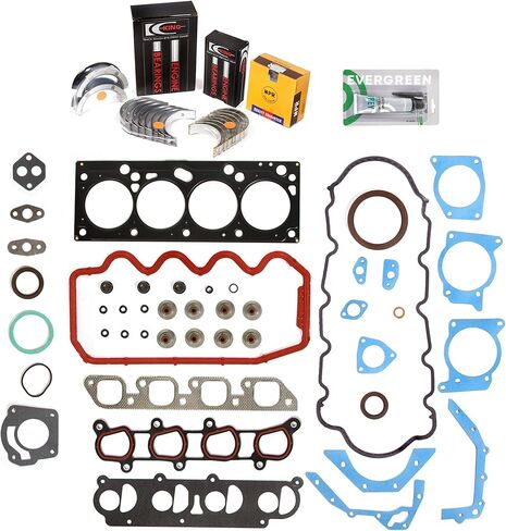 Evergreen SA-5494167881-4 مجموعة حشية كاملة محامل حلقات تناسب 00-04 Ford Focus 2.0 SOHC VIN P in Saudi Arabia