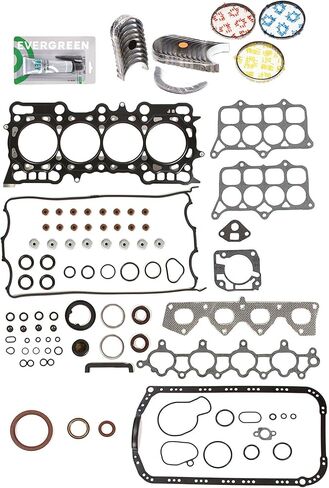 Evergreen SA-9761228360-2 Full Gasket Set Bearings Rings Compatible With/For 93-96 Honda Prelude 2.2 H22A1 in Saudi Arabia