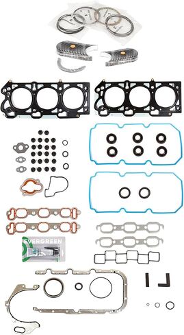 Evergreen SA-5494198489-5 Full Gasket Set Bearings Rings Compatible With/For 98-01 Chrysler Concorde 3.2L SOHC in Saudi Arabia