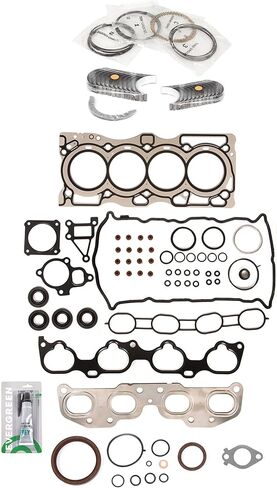Evergreen SA-5494199264-3 Full Gasket Set Bearings Rings Compatible With/For 07-12 Nissan Altima Rouge 2.5L DOHC QR25DE in Saudi Arabia