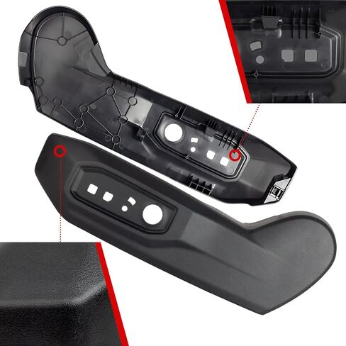 71812-0C242-C0 لوحة تقليم مقعد السائق لسيارة Toyota Tundra Sequoia 2022-2025، غطاء درع جانبي للمقعد الكهربائي بـ 8 اتجاهات، يستبدل 71812-0C241-C0، بدون مسند للساق، الجانب الأيسر in Kuwait