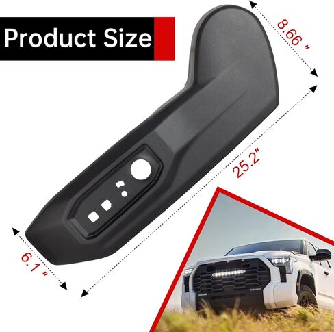 71812-0C242-C0 لوحة تقليم مقعد السائق لسيارة Toyota Tundra Sequoia 2022-2025، غطاء درع جانبي للمقعد الكهربائي بـ 8 اتجاهات، يستبدل 71812-0C241-C0، بدون مسند للساق، الجانب الأيسر in Kuwait