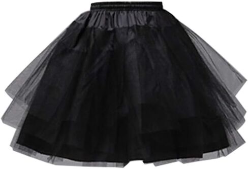 المرأة الصلبة اللون طبقات مزدوجة قصيرة تول تنورات مطاطا حزام الرقص اكسسوارات الزفاف in Kuwait