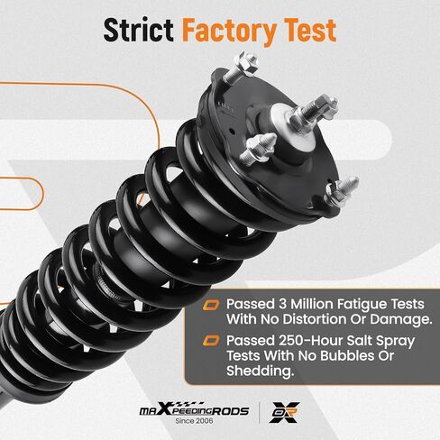 2 قطعة من الدعامات الأمامية من maxpeedingrods لسيارة Toyota Tundra 2007-2021 4WD, 171119R 171119L ممتص الصدمات دعامة كاملة مع مجموعة زنبركية ملفوفة in Kuwait