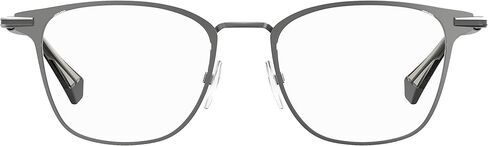 Polaroid Sunglasses Men's PLD D387/G Rectangular Prescription Eyewear Frames, Matte Ruthenium/Demo Lens, 50mm, 19mm in Saudi Arabia
