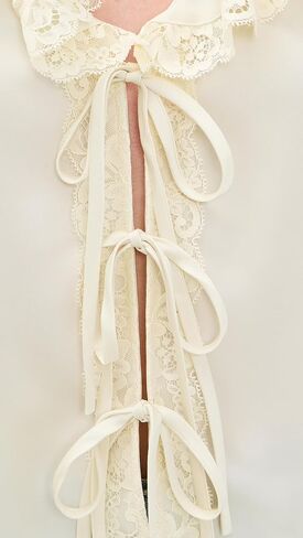WAYF Women's Lacey Tie Front Top in Saudi Arabia