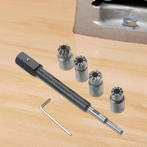 6 Piece Fuels Nozzle Reamer Set Engine Performances Optimization Tool Professional Steel Design for Mechanics Fuels Engine Performances Cleaning Tool in Kuwait
