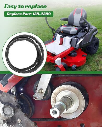 139-2399 محرك الجر حزام مسنن مناسب لتورو 34 "42" 50 "TimeCutter ركوب جزازة Exmark Quest E-Series 42" 50 "54" جزازة العشب in Kuwait