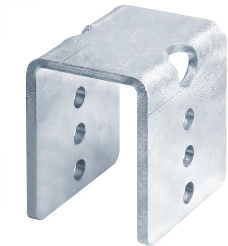 Adjustable U Trailer Spring Hanger for Equalizer Bar-2" Wide Leaf Spring, 5-1/2" Height, 5/16" Thick in Saudi Arabia