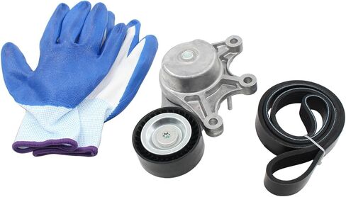 Belt Tensioner and Serpentine Belt for BMW 228i 428i 2014-16, 320i 2013-18, 328i 528i Z4 2.0 2012-16, X1 2.0 2012-15, X3 2.0 2013-17, X4 2.0 2015-18 in Saudi Arabia