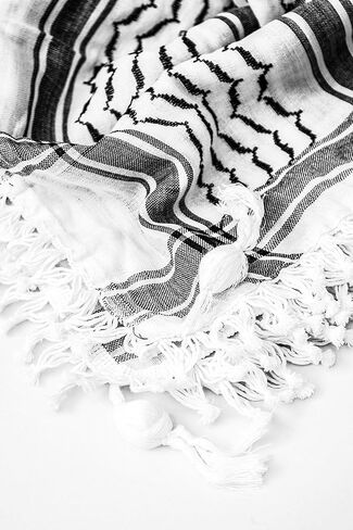 الحرباوي وشاح عربي فاخر شماغ كوفية قطن مقاس 47 × 47 بوصة وشاح عربي صنع في فلسطين in Saudi Arabia