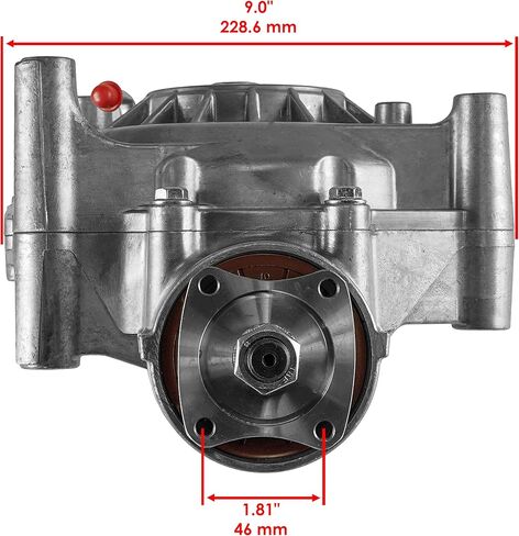 Caltric Rear Differential Compatible with Polaris Sportsman 850 48" 2020 2021 2022 2023-24 113.4mm in Saudi Arabia