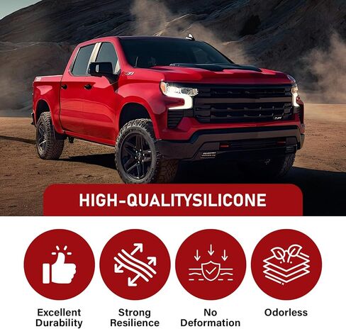 أغطية خطاف السحب مناسبة لسيارة Chevy Silverado 1500 2007-2026/GMC Sierra 1500 2007-2018، خطافات سحب السيارة المخصصة متوافقة مع ملحقات شيفروليه سيلفرادو 1500 2007-2026 in Saudi Arabia