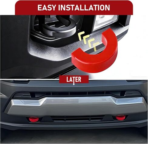 أغطية خطاف السحب مناسبة لسيارة Chevy Silverado 1500 2007-2026/GMC Sierra 1500 2007-2018، خطافات سحب السيارة المخصصة متوافقة مع ملحقات شيفروليه سيلفرادو 1500 2007-2026 in Saudi Arabia