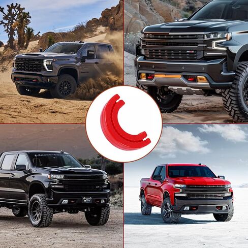 أغطية خطاف السحب مناسبة لسيارة Chevy Silverado 1500 2007-2026/GMC Sierra 1500 2007-2018، خطافات سحب السيارة المخصصة متوافقة مع ملحقات شيفروليه سيلفرادو 1500 2007-2026 in Saudi Arabia