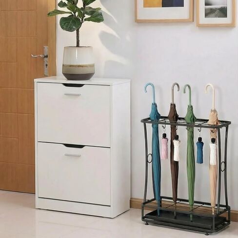 tonchean Umbrella Rack Stand,21-Slots Umbrella Holder with Removable Drip Tray Umbrella Storage Free Standing Decor for Home Office Entryway(Black) in Kuwait