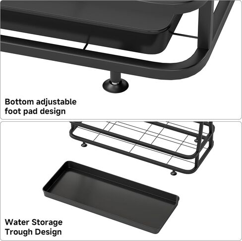 tonchean Umbrella Rack Stand,21-Slots Umbrella Holder with Removable Drip Tray Umbrella Storage Free Standing Decor for Home Office Entryway(Black) in Kuwait