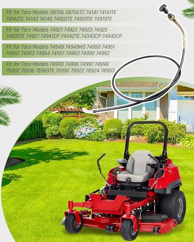 115-2753 كابل التحكم في الاختناق مناسب لـ Toro Z Master Zero Turn 74921 74922 74923 74909TE 74919TE 74141TE 74142TE 74143 74145 74902TE in Kuwait