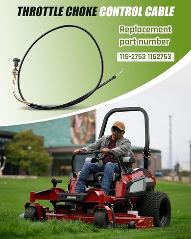 115-2753 كابل التحكم في الاختناق مناسب لـ Toro Z Master Zero Turn 74921 74922 74923 74909TE 74919TE 74141TE 74142TE 74143 74145 74902TE in Kuwait