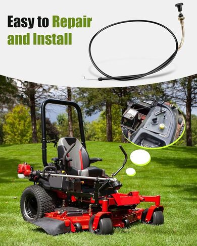 115-2753 كابل التحكم في الاختناق مناسب لـ Toro Z Master Zero Turn 74921 74922 74923 74909TE 74919TE 74141TE 74142TE 74143 74145 74902TE in Kuwait