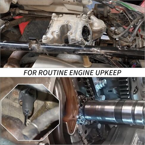 Cam Timing Chain and Tensioner Guide Kit Compatible with Honda Rincon 650 680 Pioneer 700 700-4 SXS700 OEM# 14510-HN8-013 14515-HN8-003 14401HN8-003 in Saudi Arabia