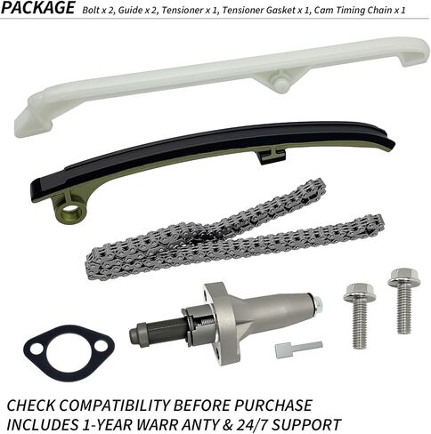 Cam Timing Chain and Tensioner Guide Kit Compatible with Honda Rincon 650 680 Pioneer 700 700-4 SXS700 OEM# 14510-HN8-013 14515-HN8-003 14401HN8-003 in Saudi Arabia