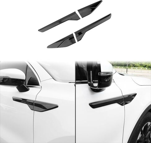 Glossy Black Style Side Fender Vent Cover Front Side Fender Air Vent Outlet Cover Compatible with Kia Sorento 2024-2025 Accessories in Saudi Arabia
