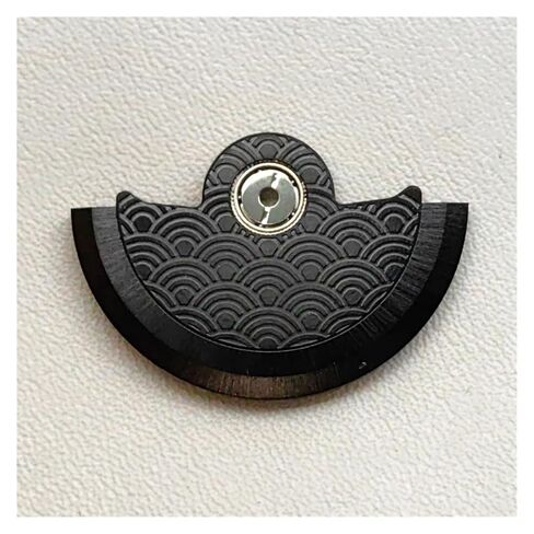 Black NH35 Movement Rotor Fit For NH35 NH36 NH38 NH39 4R35 7S26 Movement Pendulum Oscillating Weight Refit Hammer Rotor(02 NH35 NH36 Rotor) in Saudi Arabia