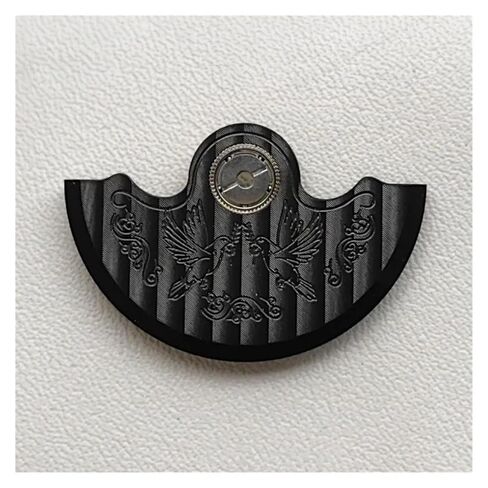 Black NH35 Movement Rotor Fit For NH35 NH36 NH38 NH39 4R35 7S26 Movement Pendulum Oscillating Weight Refit Hammer Rotor(02 NH35 NH36 Rotor) in Saudi Arabia