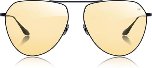 Hyperlight Zero G Black Ind Fullerene C60 UV & bluelight daily shades for men. Unisex luxury sunglasses for women, designer sunglasses for men. Fashion branded harmonized white light eyeglasses w/case in Saudi Arabia