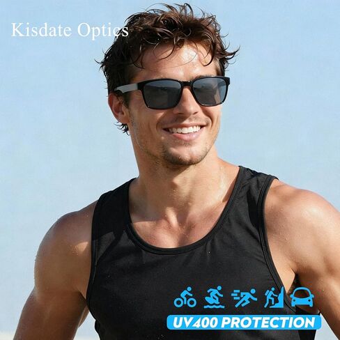 نظارات شمسية مستقطبة كبيرة الحجم للغاية مقاس 158 مم XXL للرجال، مقاومة للخدش/المياه المالحة/عدسة كارهة للزيوت مع الأشعة فوق البنفسجية 400 in Kuwait
