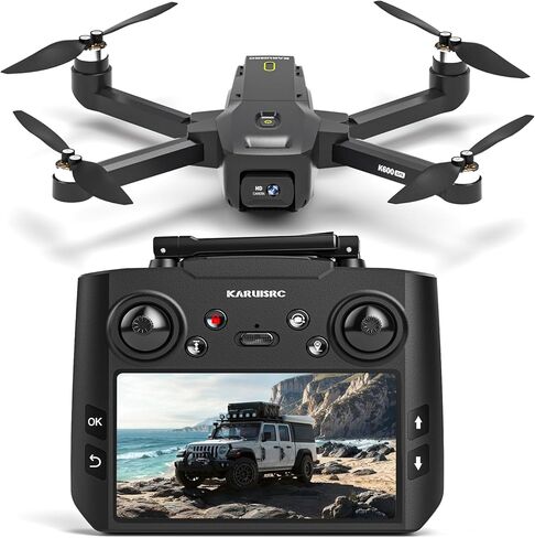 طائرة بدون طيار X9 4K GPS مع كاميرا للمبتدئين البالغين، طائرة رباعية المروحية FPV RC قابلة للطي، تحديد موضع التدفق البصري، إرجاع تلقائي، اتبعني، مسار الطيران، قلاب ثلاثي الأبعاد، بطاريتان مدة طيران 36 دقيقة in Kuwait