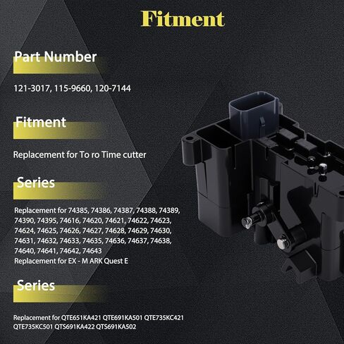 صندوق فرامل وحدة التحكم في الفرامل، مجموعة نظام فرامل ABS 121-3017 مناسبة لسلسلة ToroTimecutter E تحل محل 115-9660 120-7144 مع سهولة التركيب in Saudi Arabia