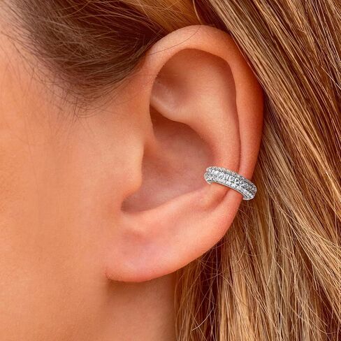 14K Gold Plated Ear Cuffs Earring for Women Ears Clip Cartilage Earrings for Non Pierced in Saudi Arabia