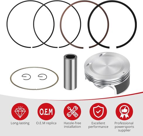 JAVIK Top End Rubuild Kit 102mm STD Forged Piston For Yamaha Raptor Grizzly Rhino 700 2006-2014 O.E.M# 1S3-11631-10-00 in Saudi Arabia