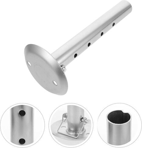 GARVALON الثقيلة مقطورة جاك قطرة الساق استقرار مع وسادة القدم القابلة للإزالة مقطورة جاك أنبوب لدعم مواقف السيارات الترفيهية in Kuwait