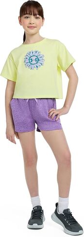Under Armour Girls' Short Sleeve Performance Graphic Tee, Outdoor Collection in Kuwait