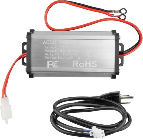 12V Power Supply Adapter for Diesel Heater – 110V to 12V Transformer Power Converter for 5KW/8KW Diesel Air Heater, AC to DC Adapter for Home & Garage Use, Stable 12V/25A Output in Saudi Arabia