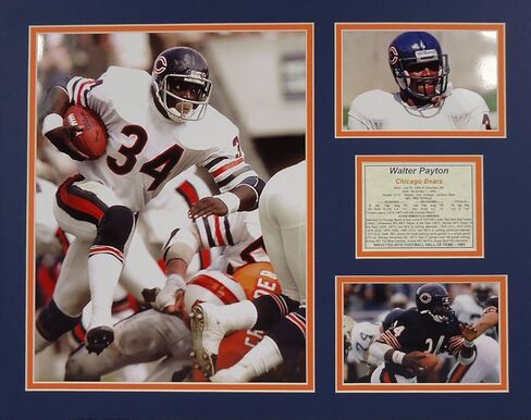 مجموعة صور مجمعة غير مؤطرة من Walter Payton مقاس 16 × 20 بوصة من شركة Legends Never Die, Inc. in Kuwait