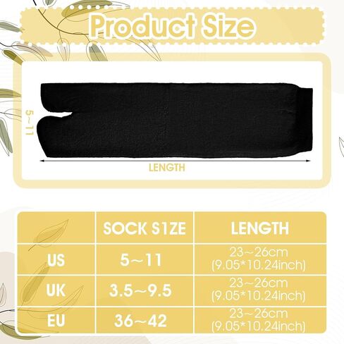 4Pairs Japan Tabi Socks for Flip Flop, Japanese Toes Separated Sock Cotton Elastic Split Toe Socks for Men Women Geta Samurai in Saudi Arabia