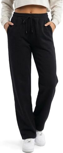 Zylioo Tall Women’s Wide Leg Sweatpants 32"/34" Inseam, High Waist Casual Lounge Pants with Pockets for Tall Women in Saudi Arabia