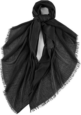 Umjetnost Women's Solid Color Scarf Lightweight Soft Fashion Bamboo Long Large Scarves Shawl Wraps for Women in Saudi Arabia