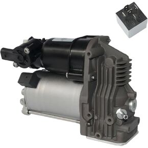 Air Suspension Compressor Pump + Relay 37106793778 Compatible With BMW E61 520d 525d 520i 523i 525i 530i 545i 525xd 530xd 525xi 530xi in Kuwait