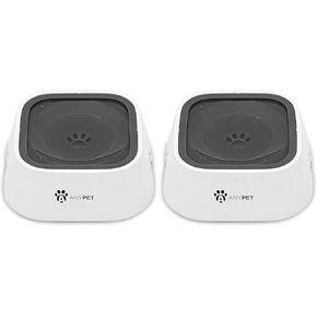 AnyPet No-Spill Dog Water Bowl, Anti-Splash Pet Slow Drinking Water Feeder, Spill Proof Travel Bowls for Large Medium Small Dogs and Cats in Kuwait
