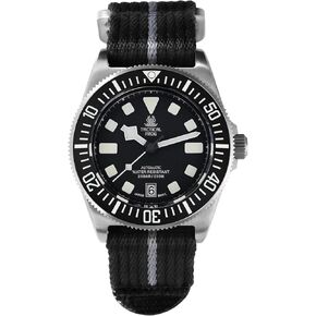 ساعات غوص تكتيكية من التيتانيوم FX-Diving للرجال، حركة NH35 أوتوماتيكية، مقاومة للماء حتى 200 متر، كريستال الياقوت، حزام من القماش، ساعة مضيئة مقاومة للماء in Kuwait