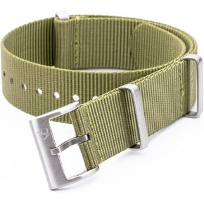 شركة انكور ستراب | حزام ساعة نايلون قياسي | حزام متين من الدرجة العسكرية | أجهزة الفولاذ المقاوم للصدأ | مقاوم للماء | مقاس قابل للتعديل للمعصم من 5.75 إلى 8.5 بوصة in Kuwait