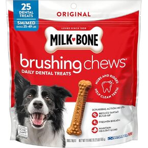 Milk-Bone Original Brushing Chews 18 Large Daily Dental Dog Treats in Kuwait