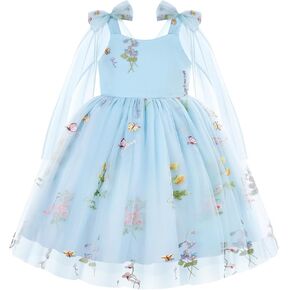 فستان للفتيات الصغيرات فستان جنية من التول الزهري فساتين صيفية للفتيات الصغيرات لحفلات أعياد الميلاد وحفلات الزفاف من 1 إلى 6 سنوات in Kuwait